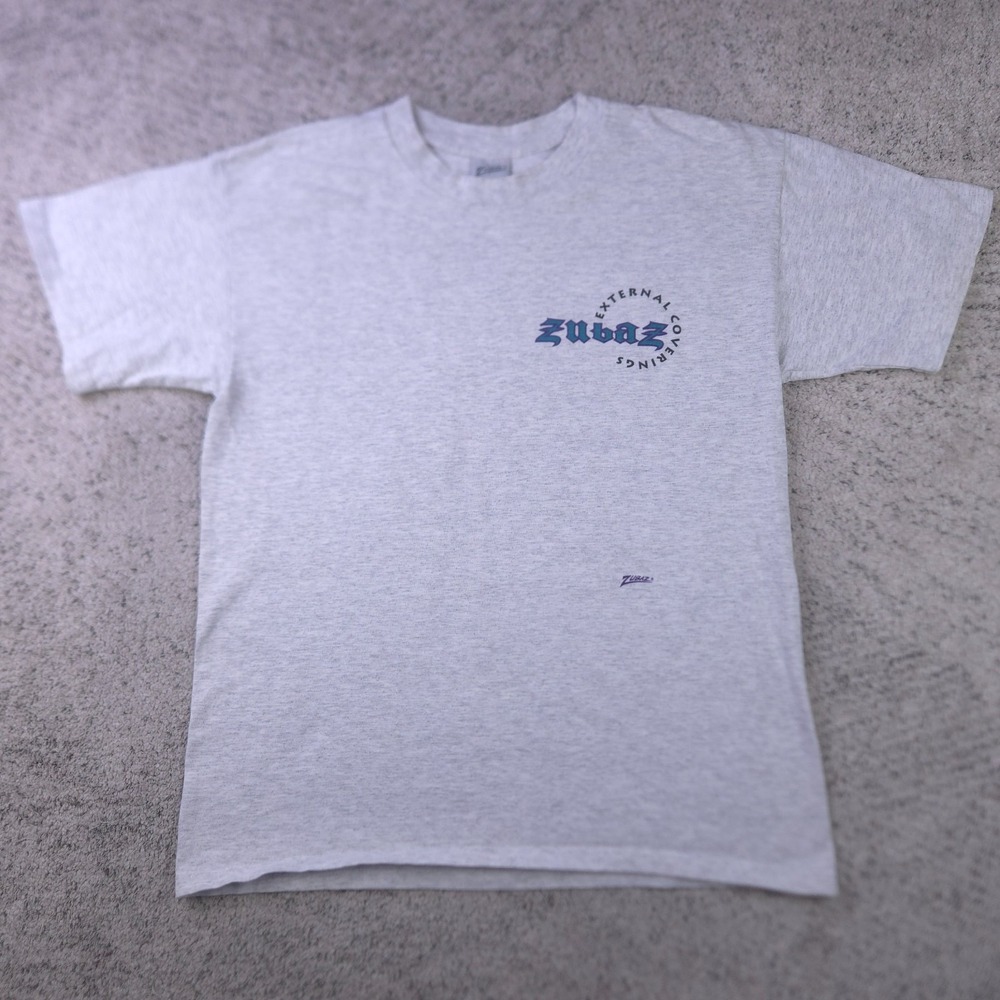 VTG Zubaz T-Shirt Mens Large Single Stitch Logo Made In USA 80s 90s Graphic Tee